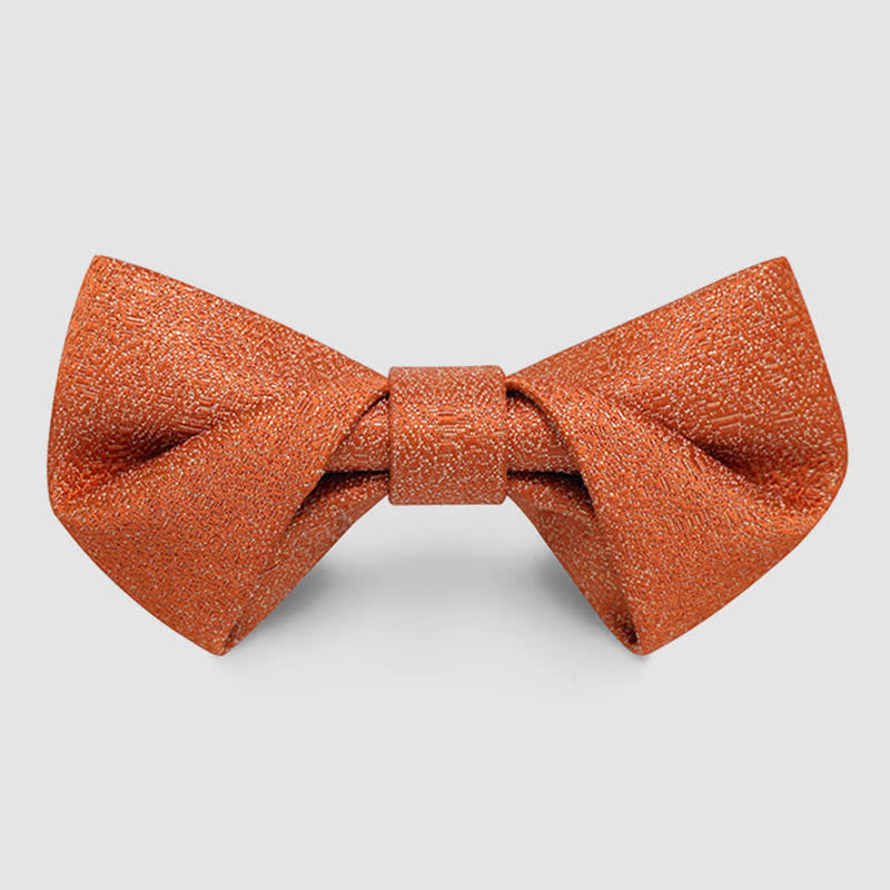 Noeud papillon classique à paillettes dorées pour homme