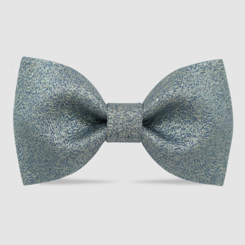 Noeud papillon classique à paillettes dorées pour homme