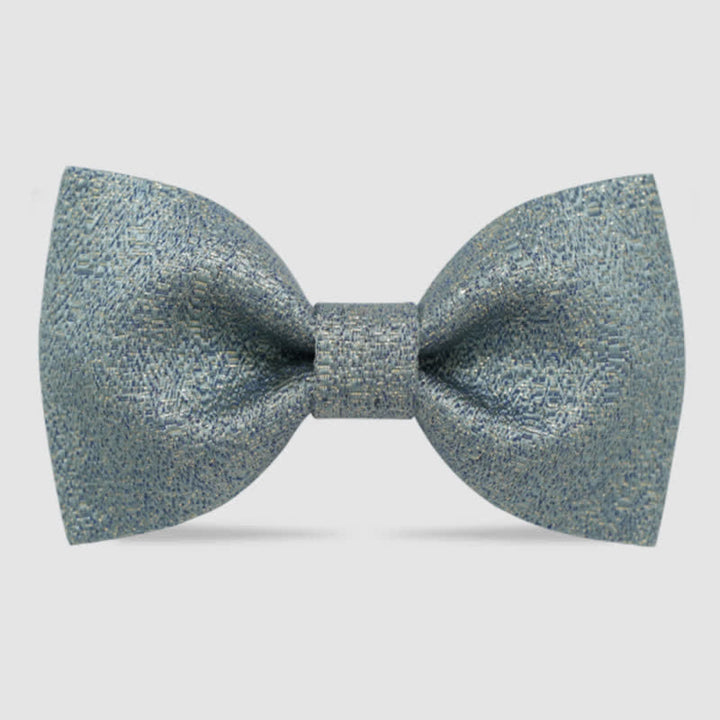 Noeud papillon classique à paillettes dorées pour homme