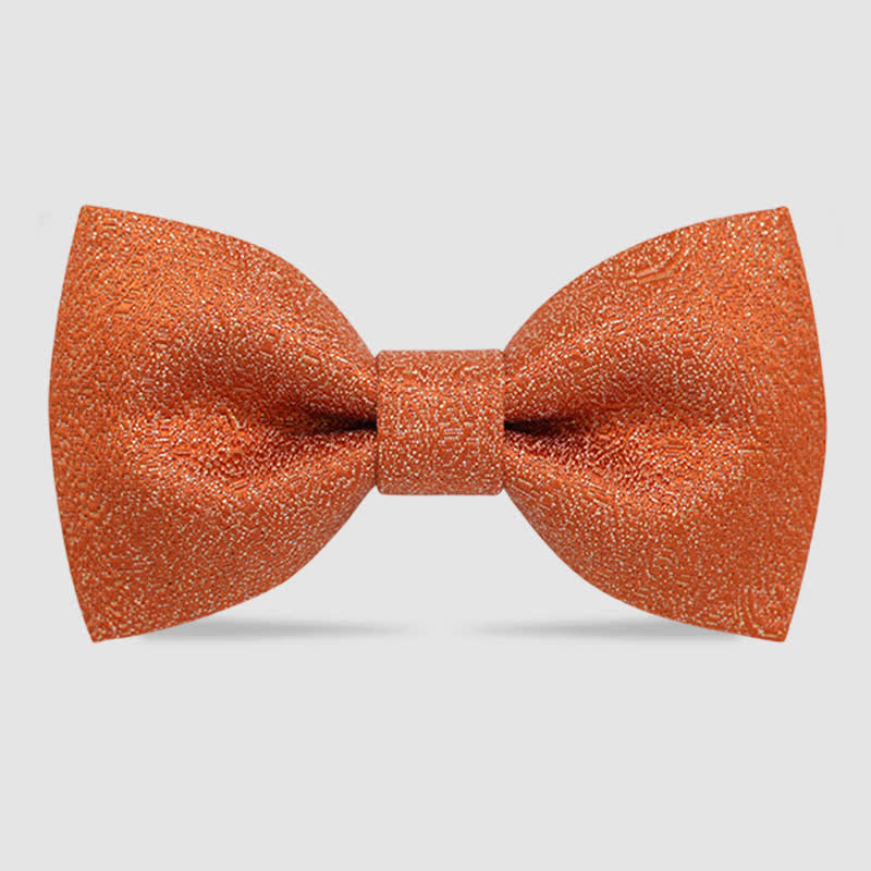 Noeud papillon classique à paillettes dorées pour homme