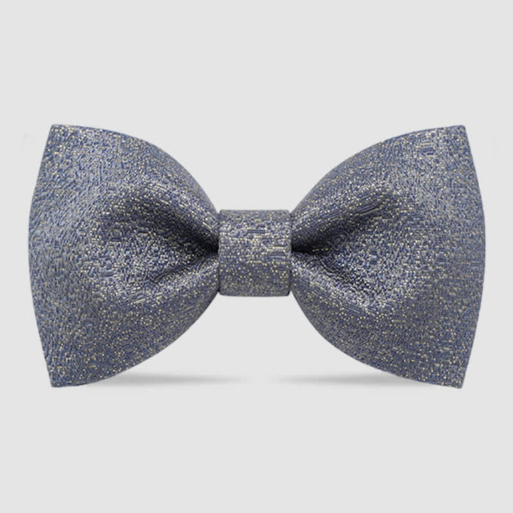 Noeud papillon classique à paillettes dorées pour homme