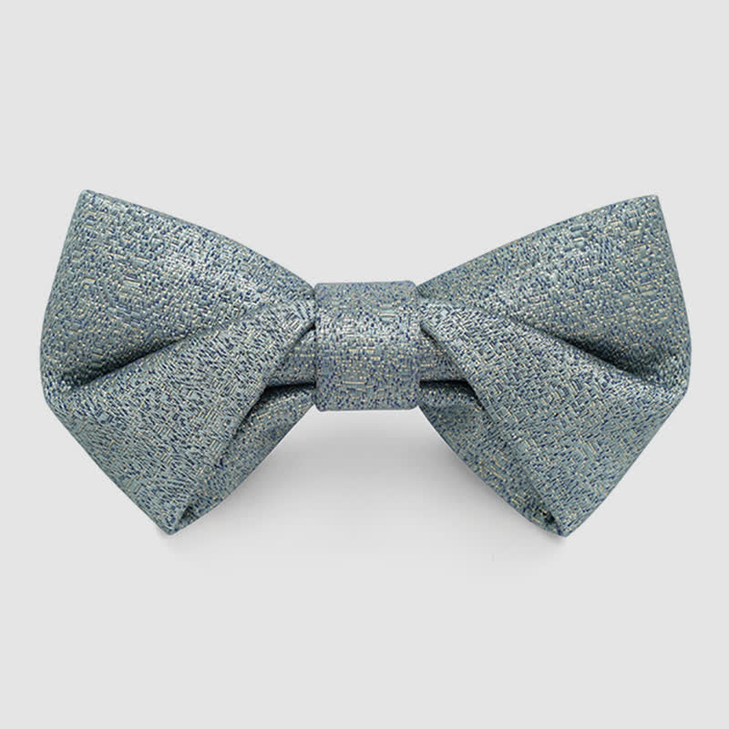 Noeud papillon classique à paillettes dorées pour homme