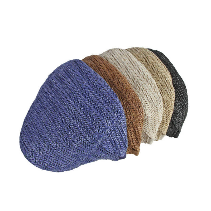 Casquette béret tissée pare-soleil d'été - image 3