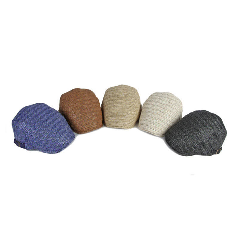 Casquette béret tissée pare-soleil d'été