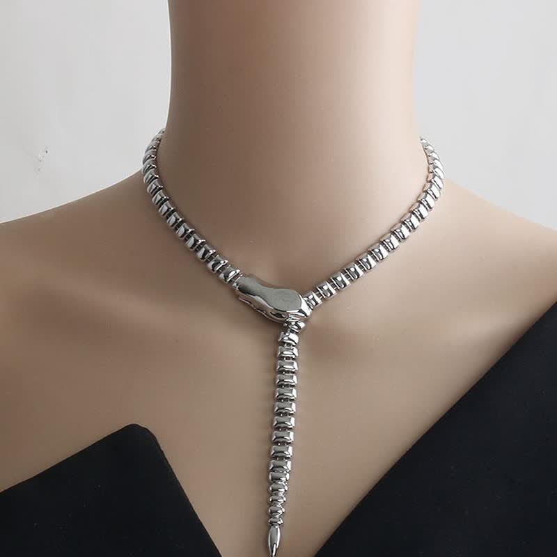 Ceinture rétro en métal en forme de serpent pour femme