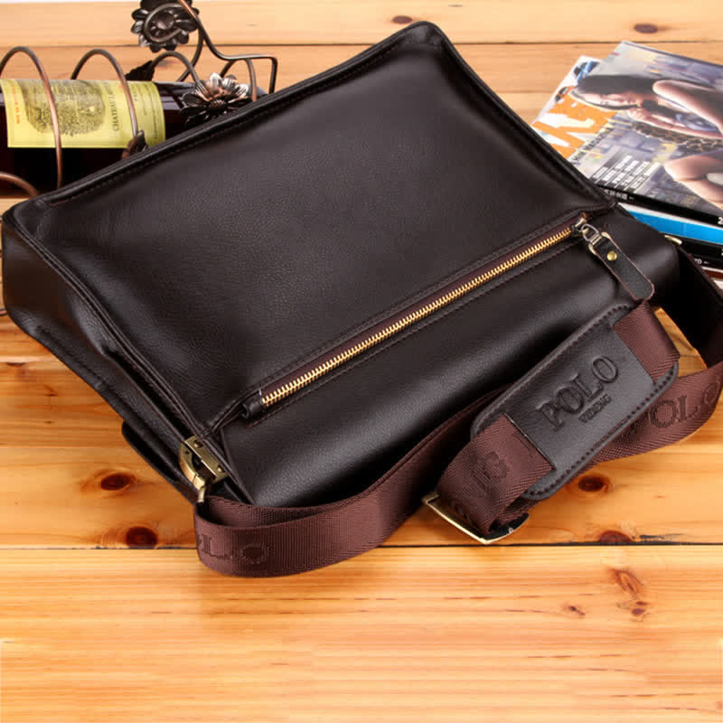 Sac messager classique multi-poches grande capacité