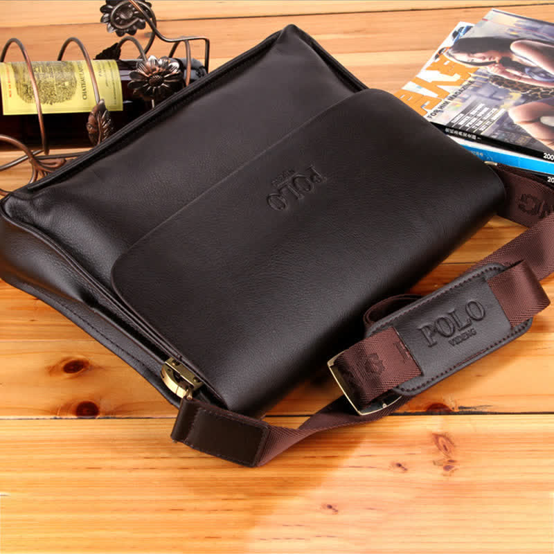 Sac messager classique multi-poches grande capacité
