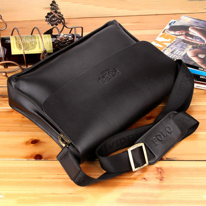 Sac messager classique multi-poches grande capacité