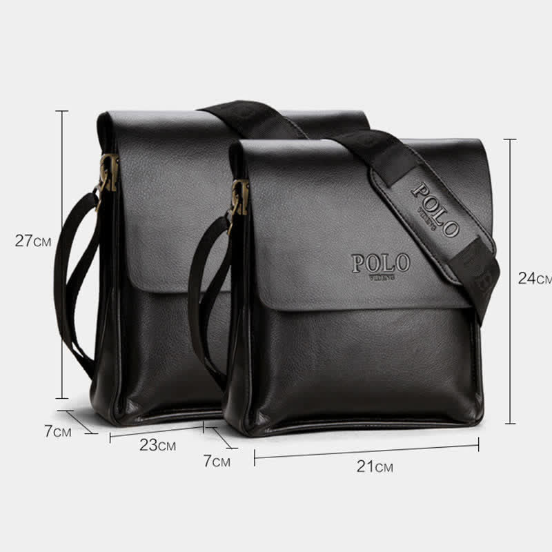 Sac messager classique multi-poches grande capacité