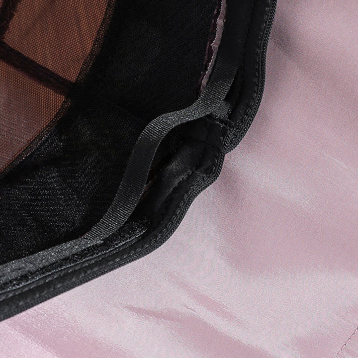 Chapeau de soleil en soie véritable pour femme avec bordure en dentelle et décor floral