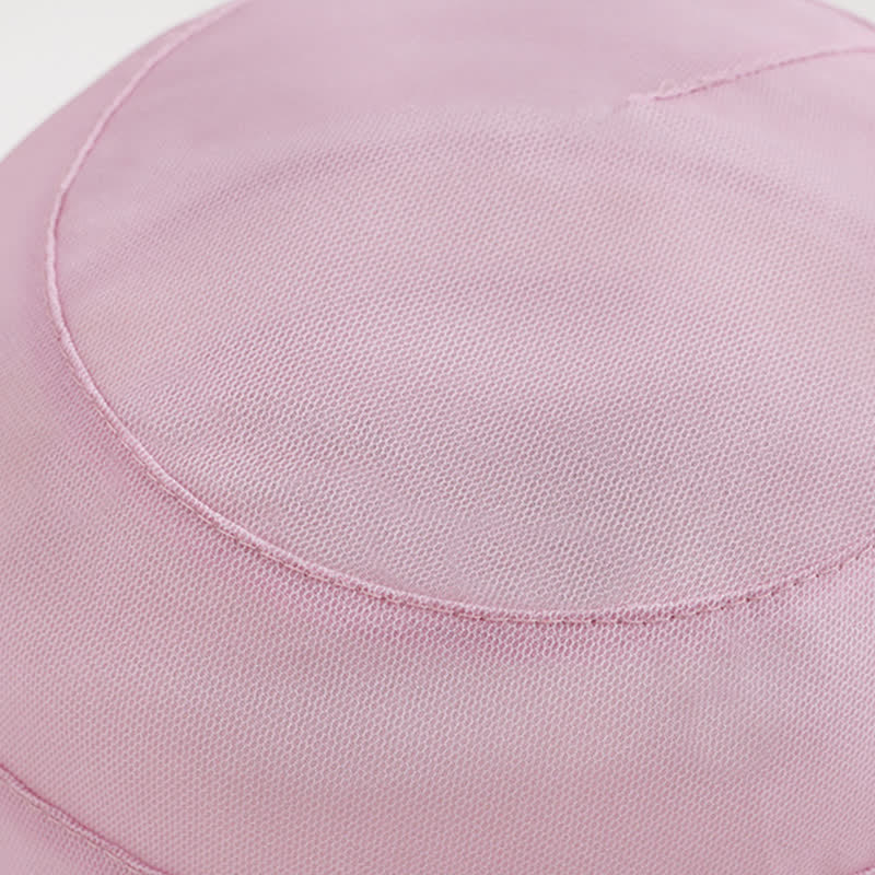 Chapeau d'été large en soie véritable à fleurs décoratives pour femme