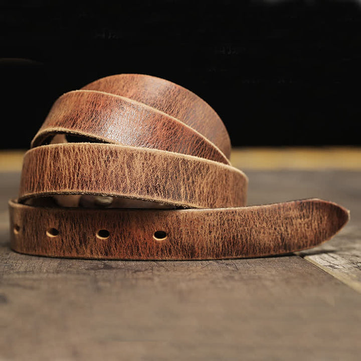Ceinture fine en cuir de vache pour femme