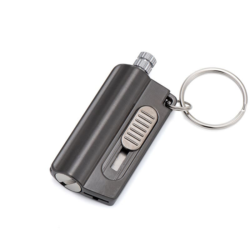 Couteau utilitaire Ouvre-boîte Allumette permanente Porte-clés Briquet à pétrole