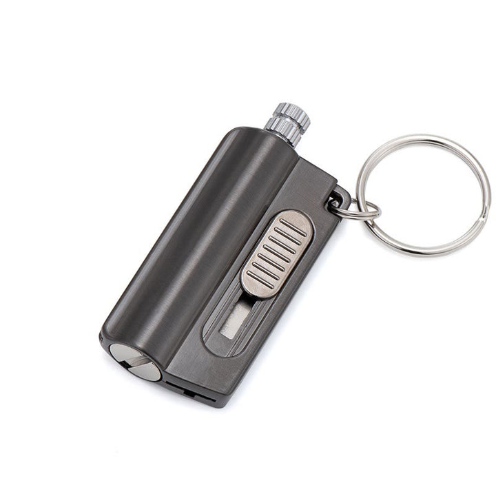 Couteau utilitaire Ouvre-boîte Allumette permanente Porte-clés Briquet à pétrole