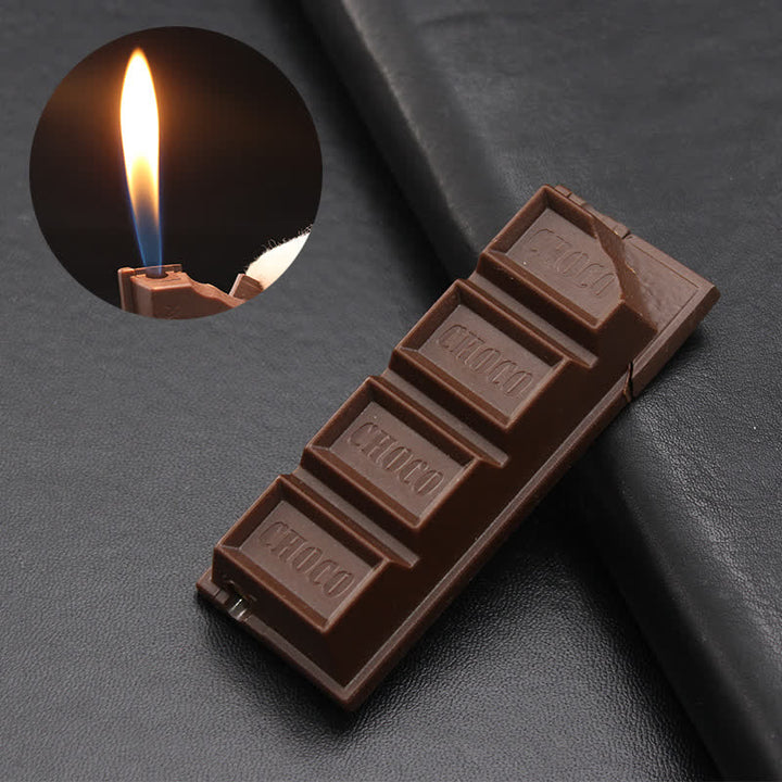 Briquet au butane amusant et créatif en forme de chocolat