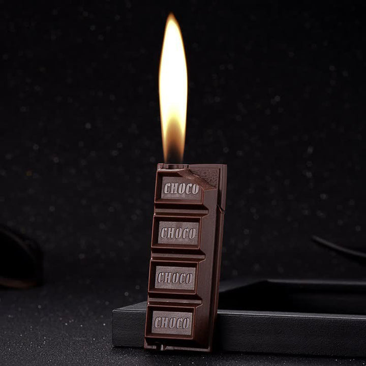 Briquet au butane amusant et créatif en forme de chocolat