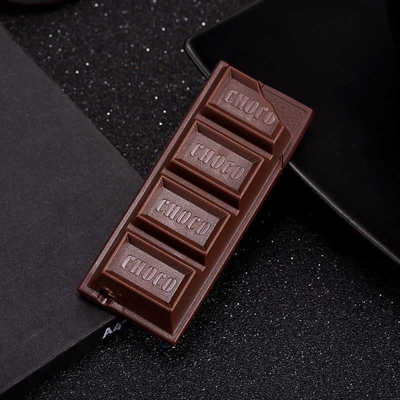 Briquet au butane amusant et créatif en forme de chocolat