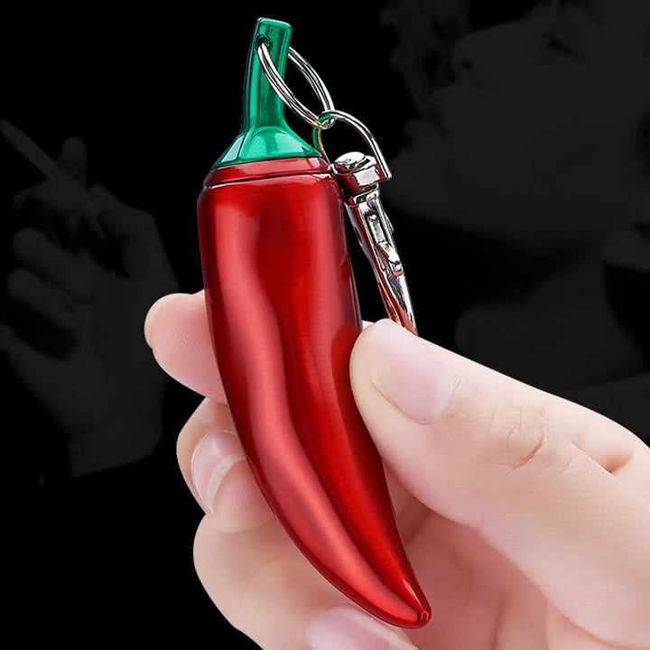 Briquet à kérosène porte-clés en forme de piment
