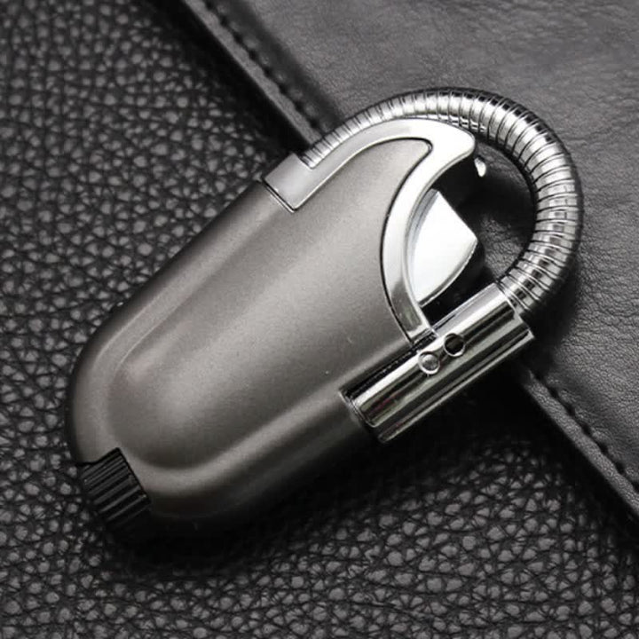 Briquet au butane à lampe torche LED flexible et longue durée