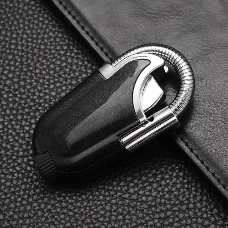 Briquet au butane à lampe torche LED flexible et longue durée