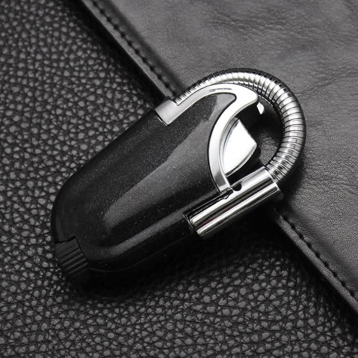 Briquet au butane à lampe torche LED flexible et longue durée
