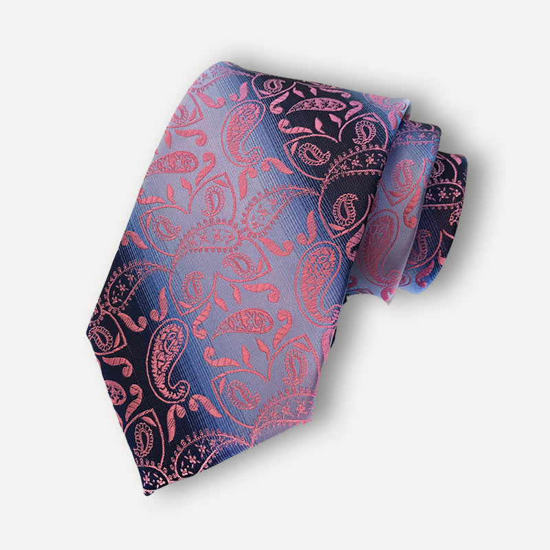 Cravate fantaisie à motif cachemire pour homme