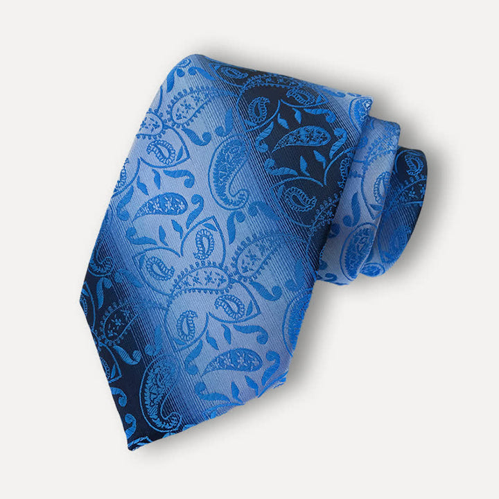 Cravate fantaisie à motif cachemire pour homme