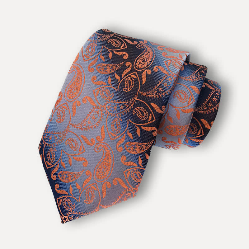 Cravate fantaisie à motif cachemire pour homme