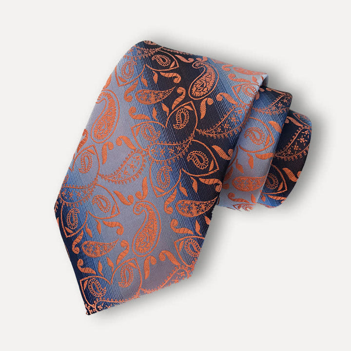 Cravate fantaisie à motif cachemire pour homme
