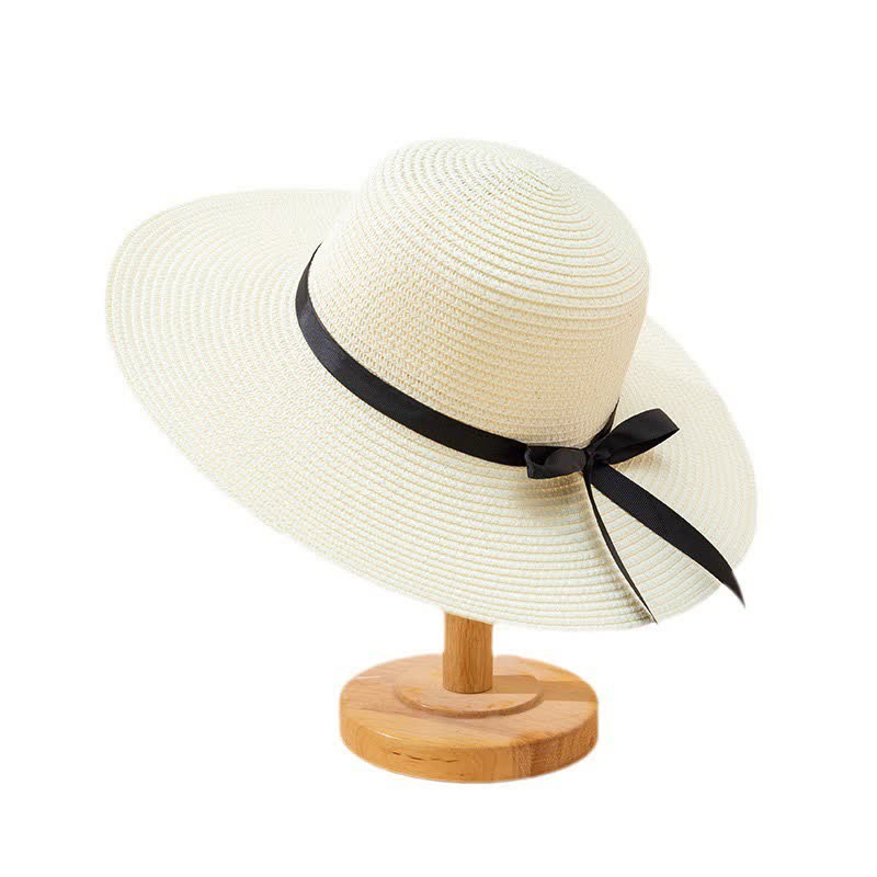 Chapeau Fedora en paille de plage personnalisé pour femme avec nom personnalisé