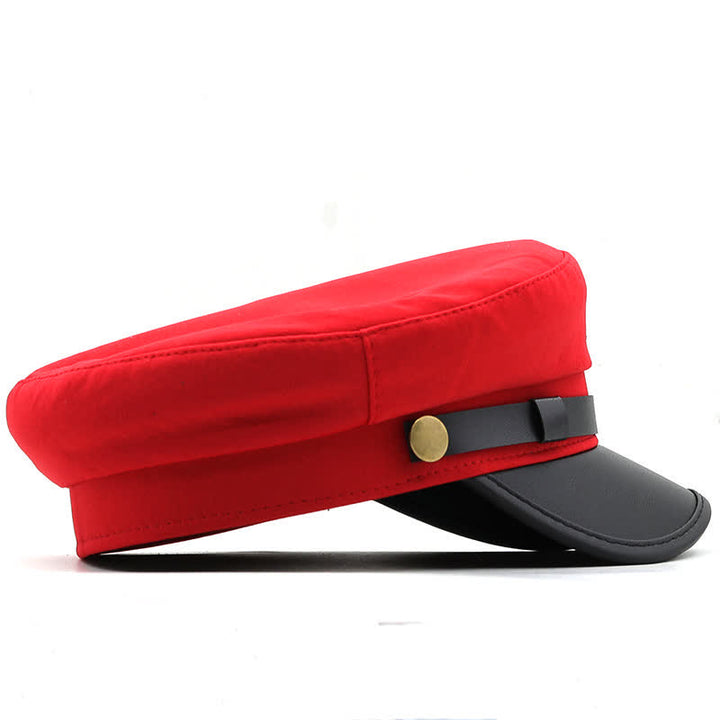 Béret plat pour femme avec ancre de bateau
