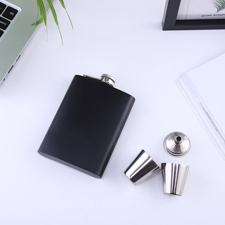 Coffret cadeau personnalisé 4 pièces Noble 8 oz noir