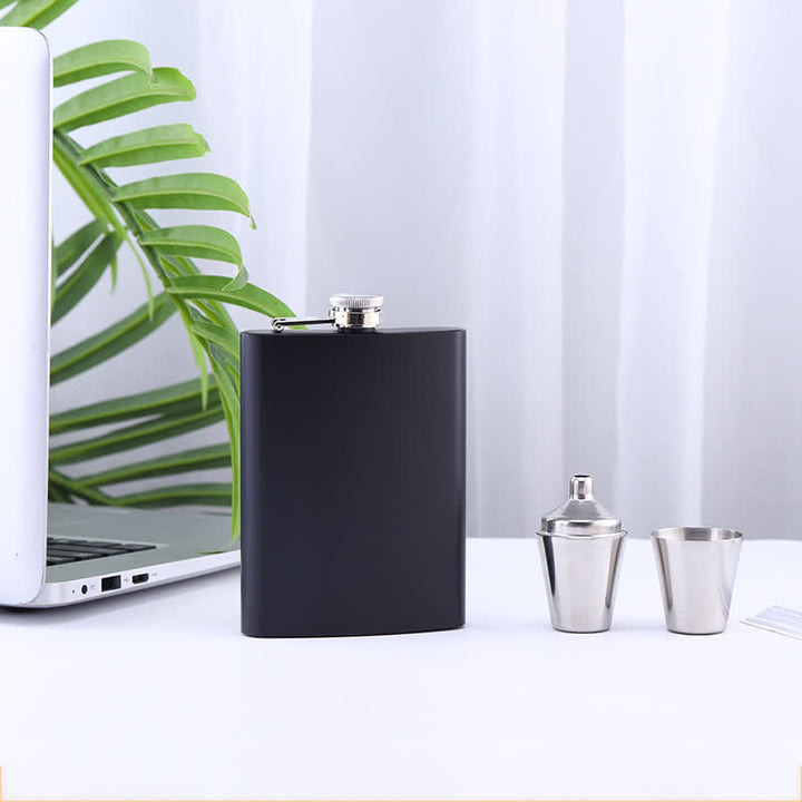 Coffret cadeau personnalisé 4 pièces Noble 8 oz noir