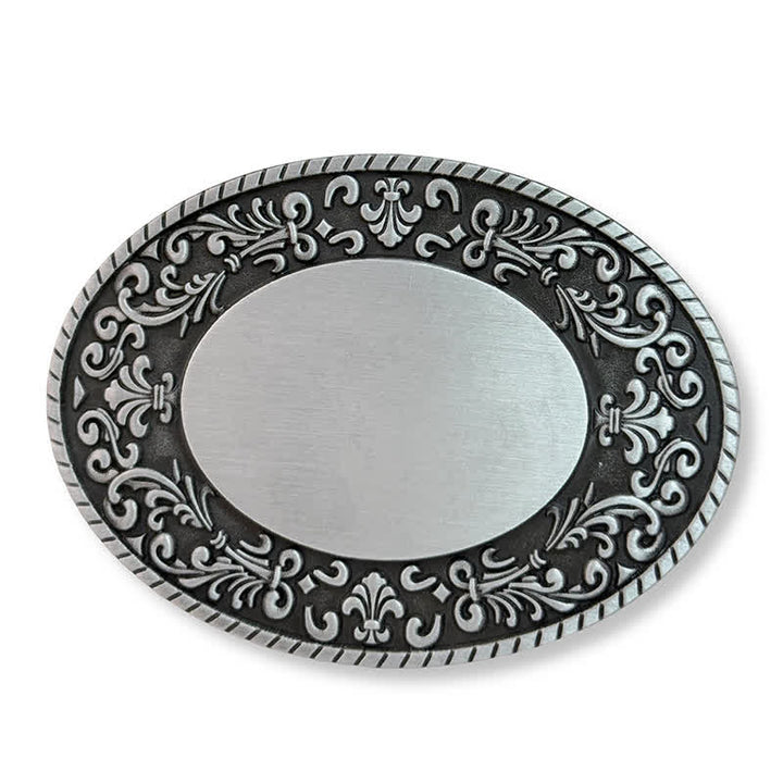 Ceinture en cuir ronde avec nom gravé personnalisé et monogramme à boucle DIY