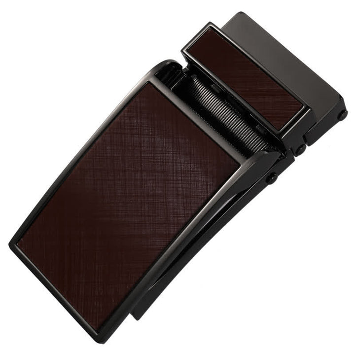 Idée cadeau personnalisée noire, ceinture en cuir à boucle automatique personnalisée à faire soi-même - Café personnalisé - Sans ceinture - Ceinture non incluse - image 4