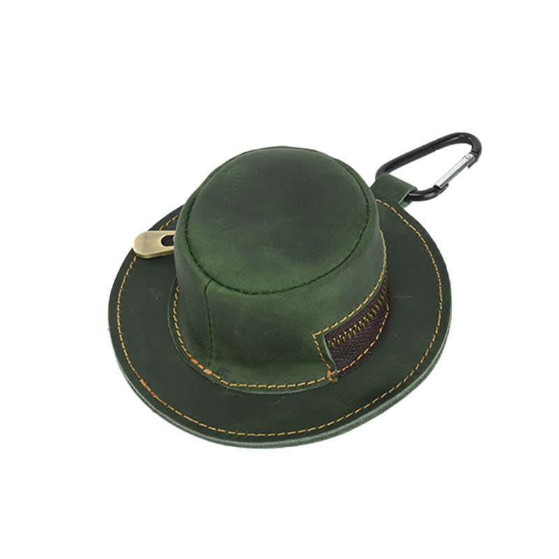 Sac en cuir rétro en forme de chapeau de cowboy occidental