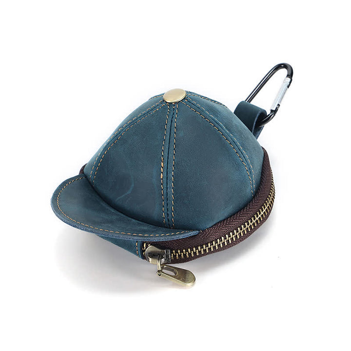Sac en cuir créatif en forme de casquette de baseball