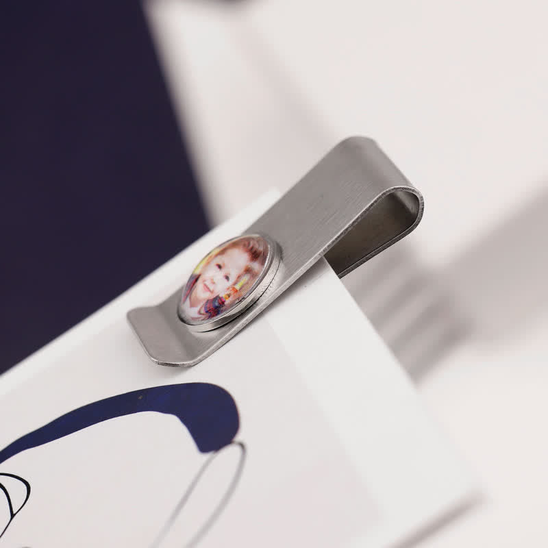 Pince à billets avec photo couleur personnalisée, idée cadeau de mariage - image 3