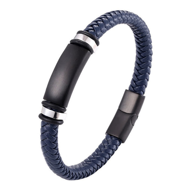 Idée cadeau anniversaire : bracelet en cuir PU avec nom personnalisé