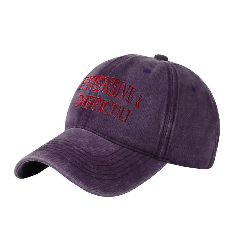 Casquette de baseball ajustable brodée, chère et difficile à réaliser