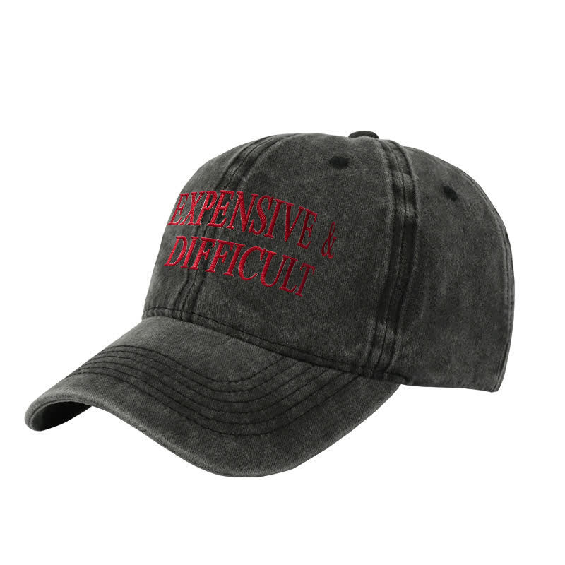 Casquette de baseball ajustable brodée, chère et difficile à réaliser
