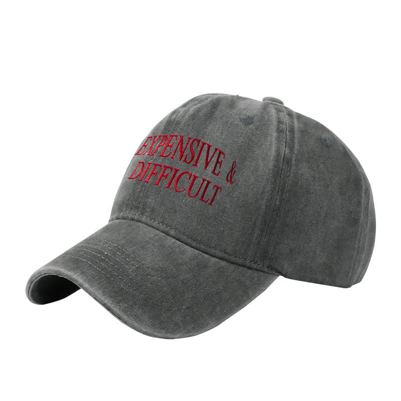 Casquette de baseball ajustable brodée, chère et difficile à réaliser