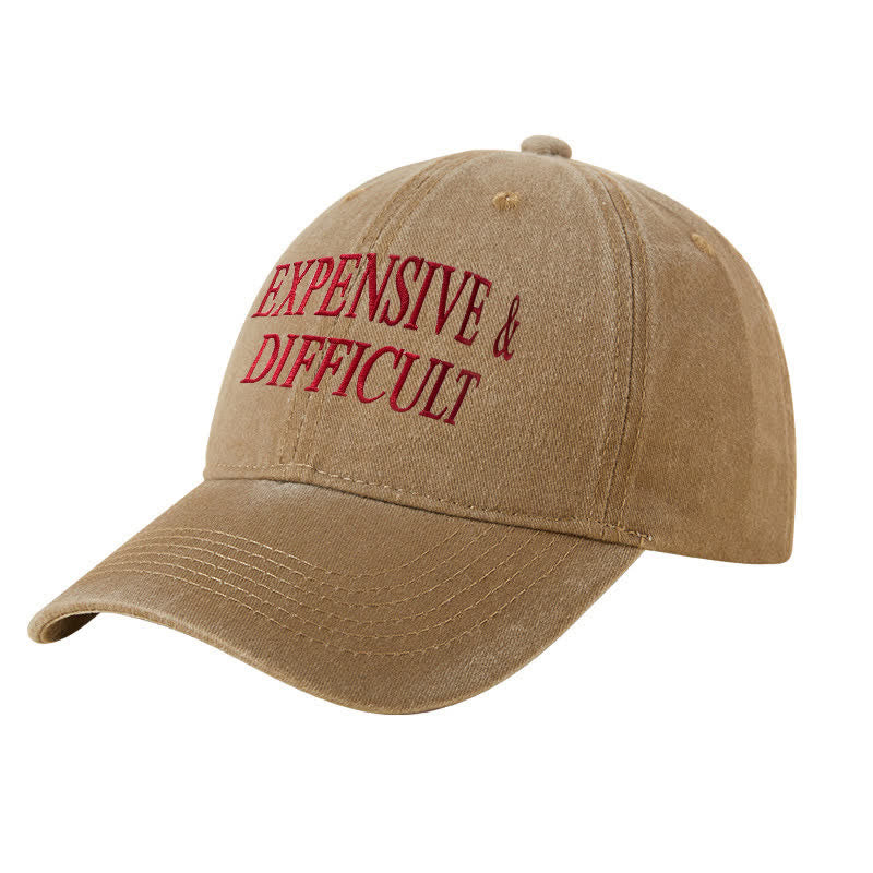 Casquette de baseball ajustable brodée, chère et difficile à réaliser