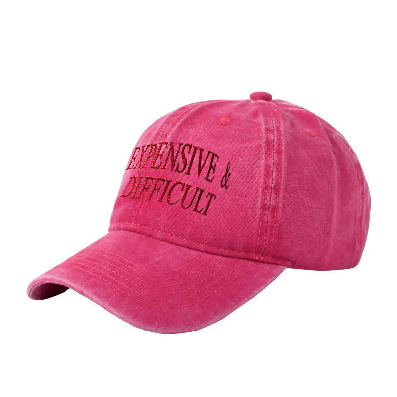 Casquette de baseball ajustable brodée, chère et difficile à réaliser