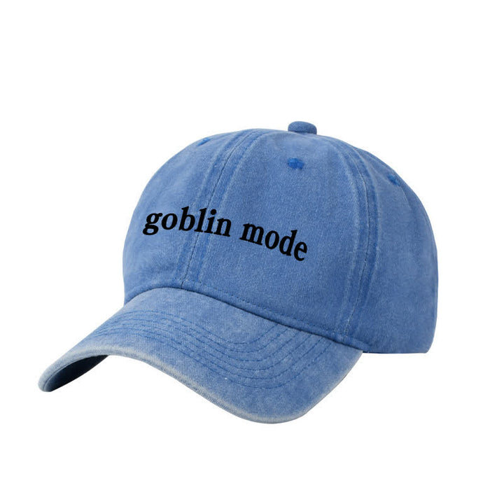 Casquette de baseball ajustable brodée Goblin Mode