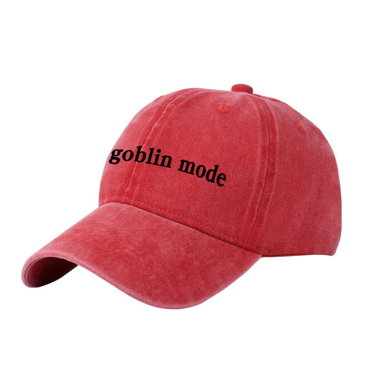 Casquette de baseball ajustable brodée Goblin Mode
