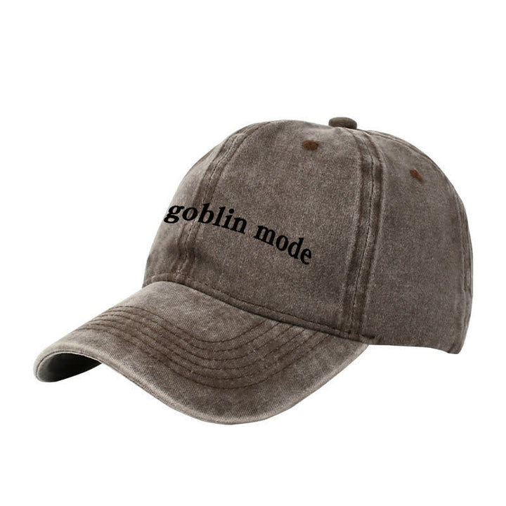 Casquette de baseball ajustable brodée Goblin Mode