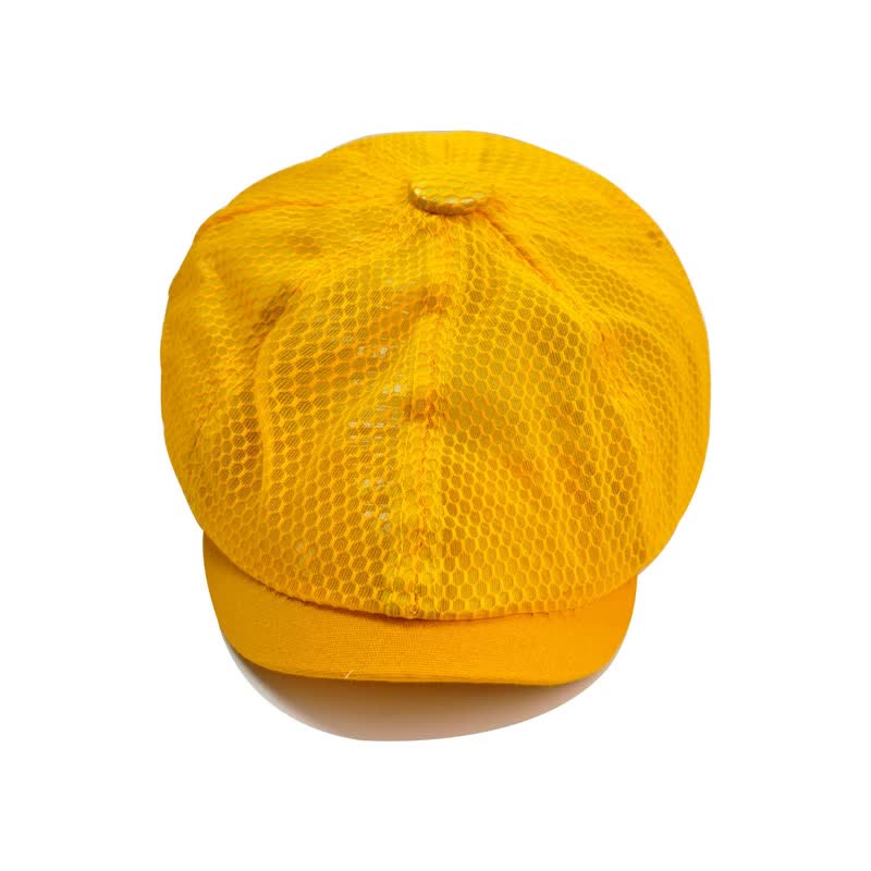 Béret en maille respirante simple de couleur unie