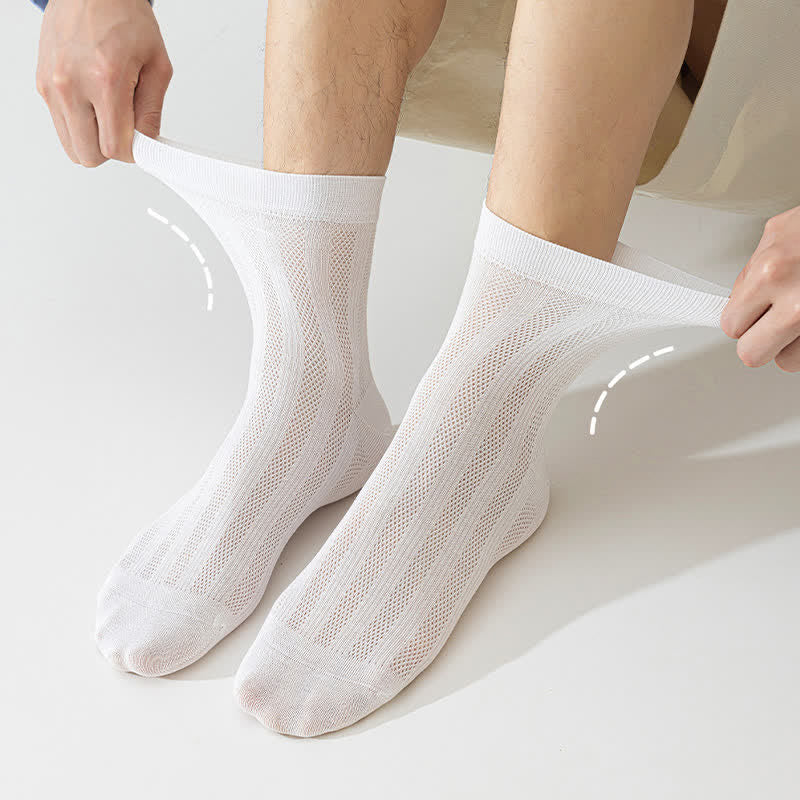 Chaussettes d'été ultra-fines en soie de mûrier pour homme