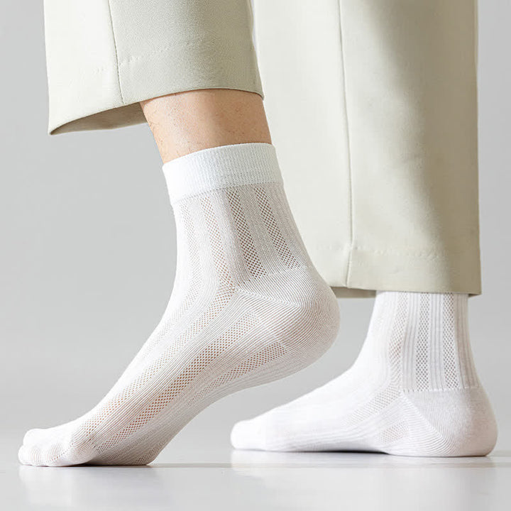 Chaussettes d'été ultra-fines en soie de mûrier pour homme